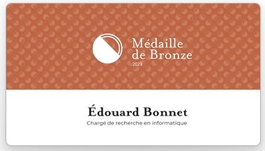 MEDAILLE BRONZE EDOUARD BONNET