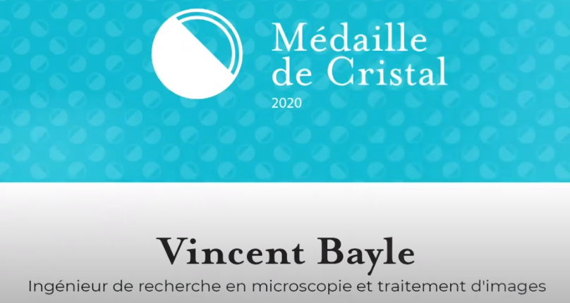 Vincent Bayle - Médaille de cristal du CNRS 2020