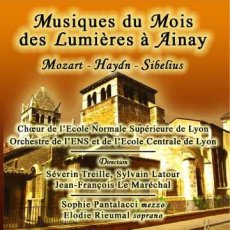 pochette du CD Musique du mois des Lumières à Ainay
