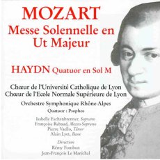 pochette du CD Messe solennelle en ut majeur de Mozart