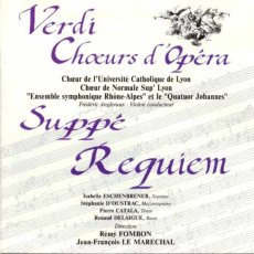 pochette du CD Requiem de Suppé - chœurs d'opéras de Verdi