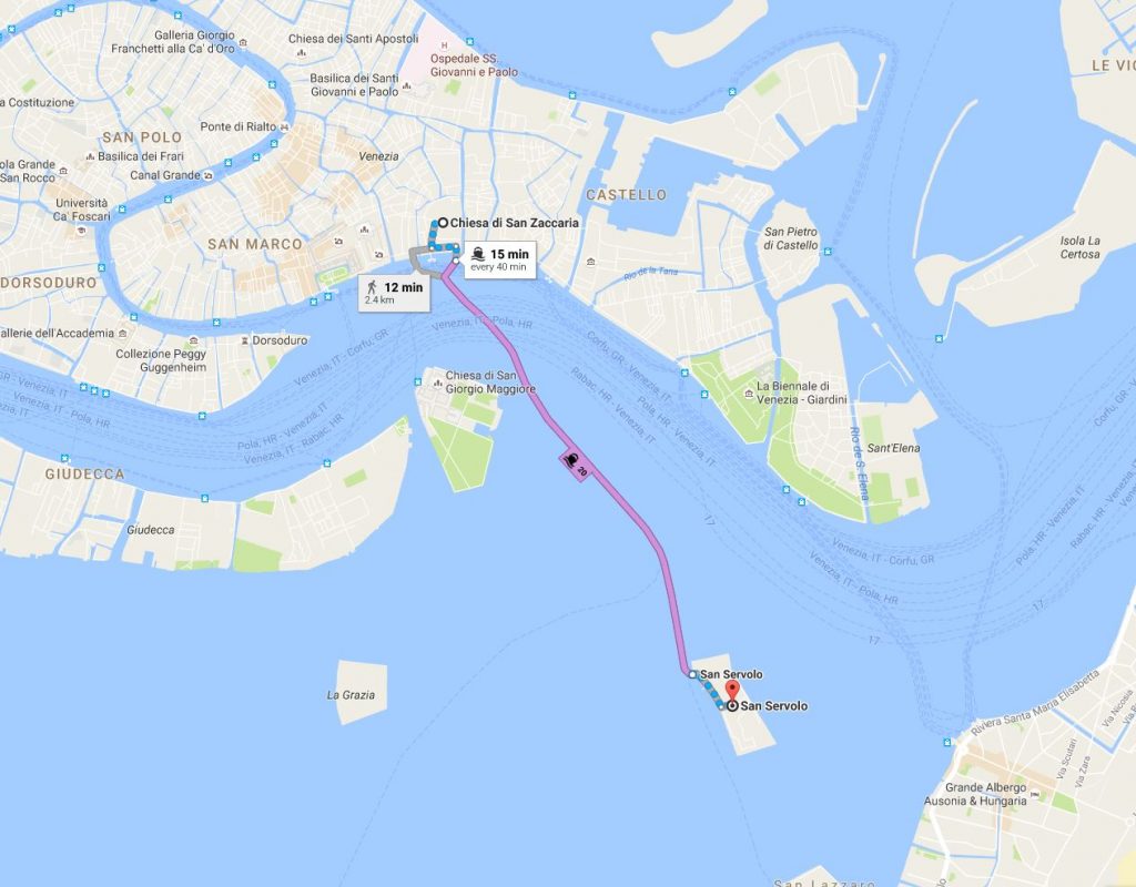 ACTV_boat line 20_google map
