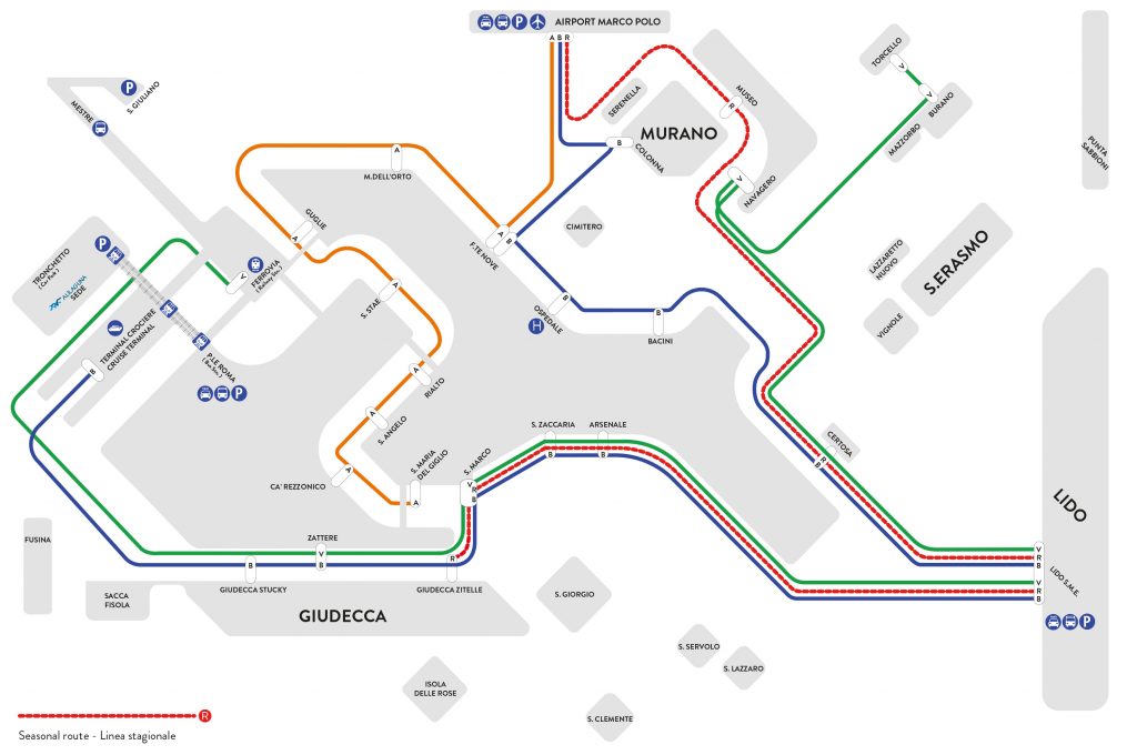 Allilaguna - transport Map