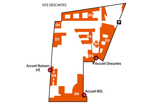 Descartes Campus' map