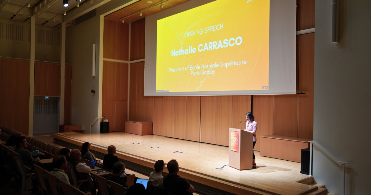 Openning speech of Nathalie Carrasco, President of ENS Paris-Saclay
