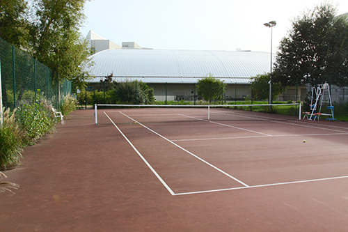 Photo du court de tennis
