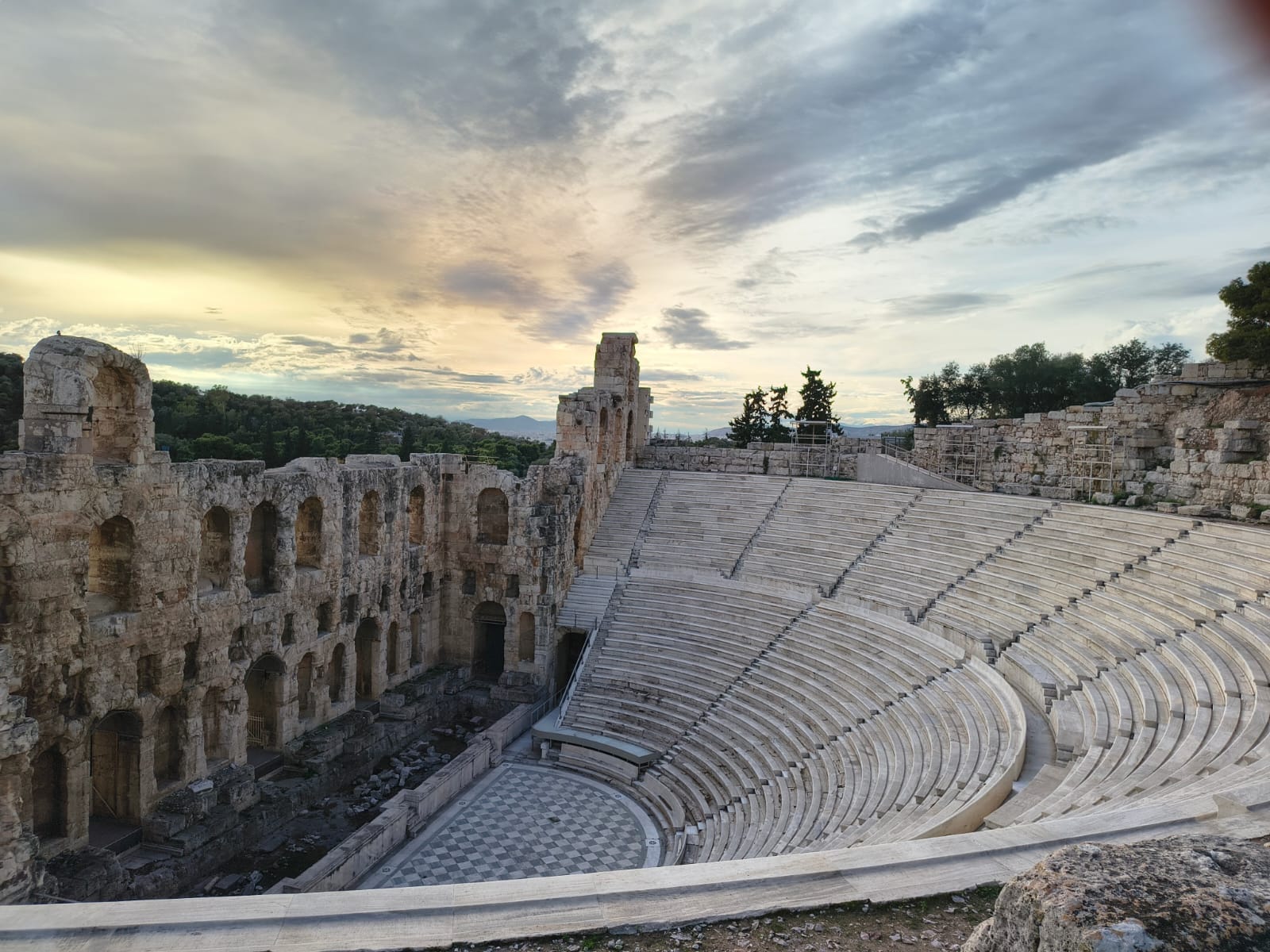 The Odeon of Herodes Atticus in Athens