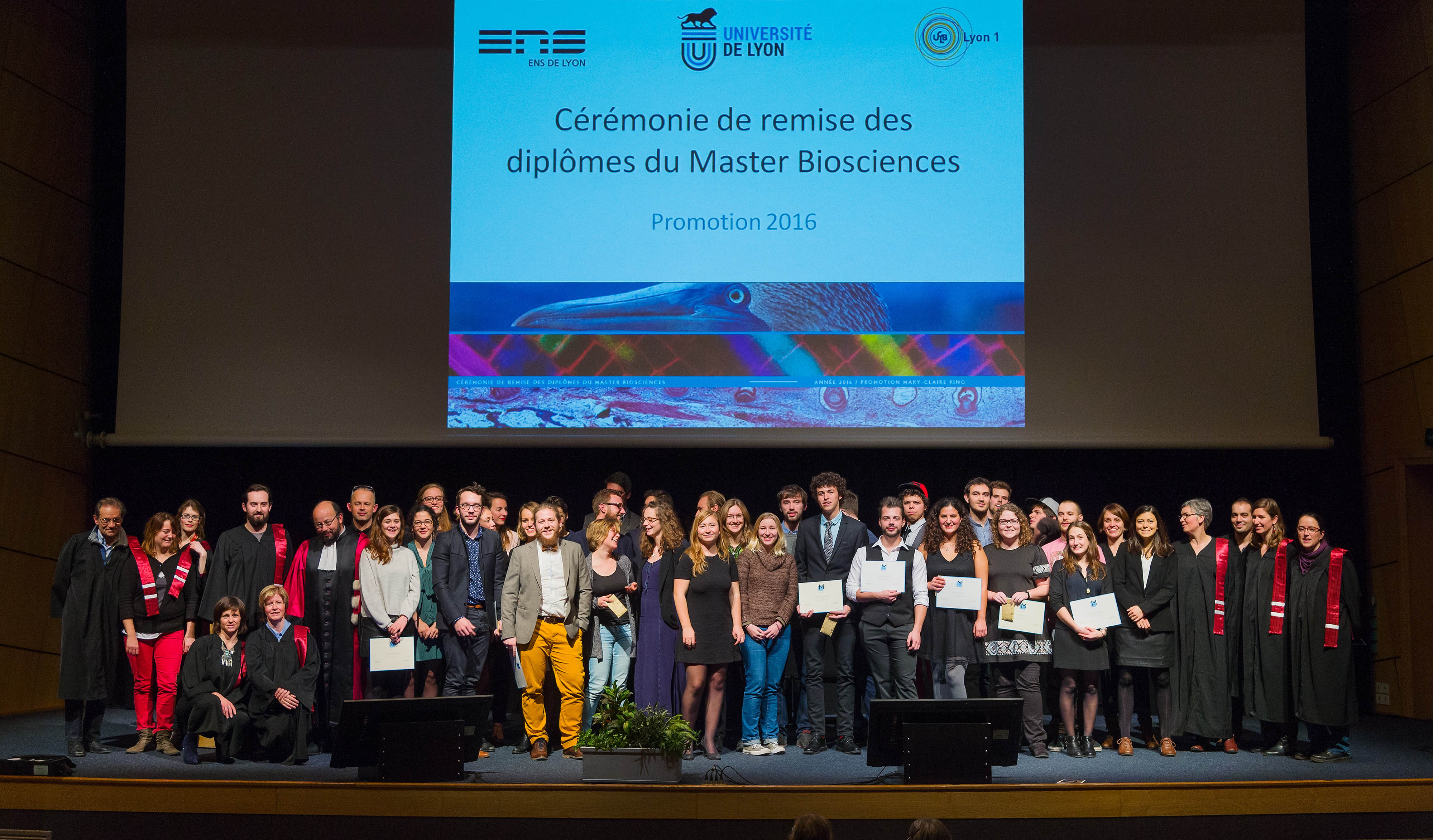 Graduation Ceremony for Bioscience students 2016