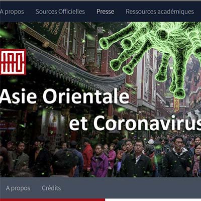 Image de la page web du blog Asie orientale et coronavirus