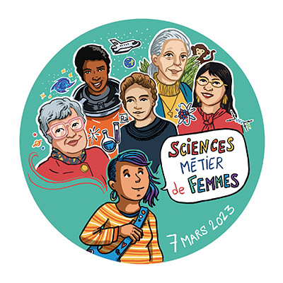 Badge Femmes et sciences 2023