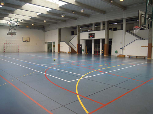 Photo du gymnase du site Monod