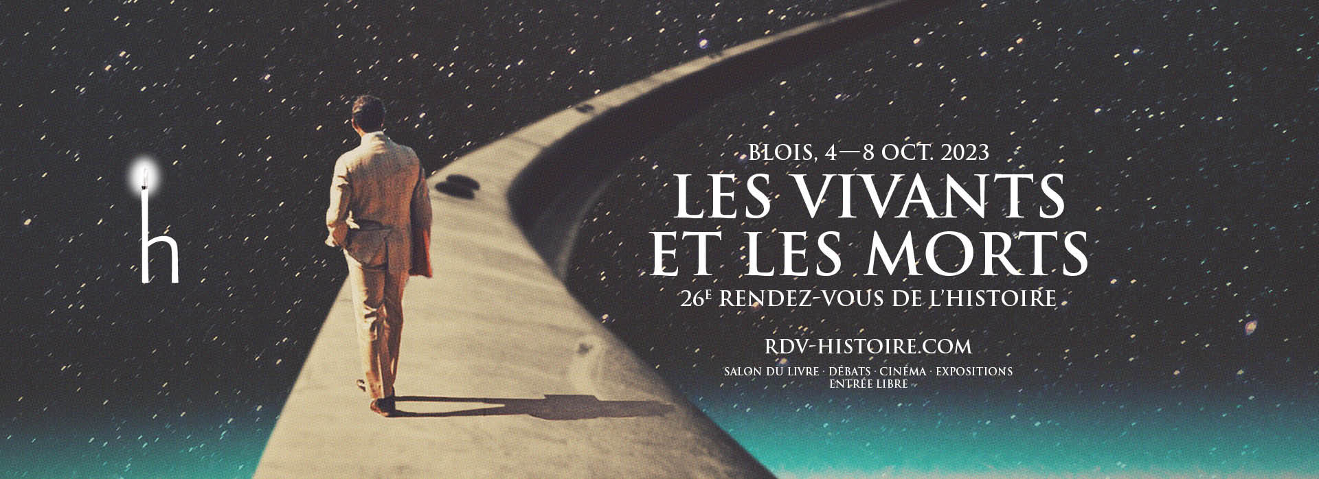 Les vivants et les morts, 26e rendez-vous de l'histoire. Blois, 4-8 oct. 2023.