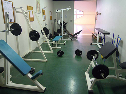 Photo d'une seconde partie de la salle de musculation du site Monod