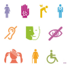 Logotypes des différents handicaps