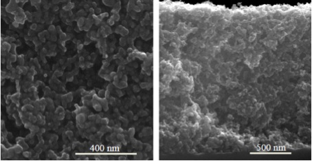 TEM image photocatalytic porous coating