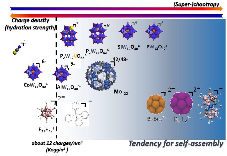 When nano-ions meet polar and electrically neutral matter