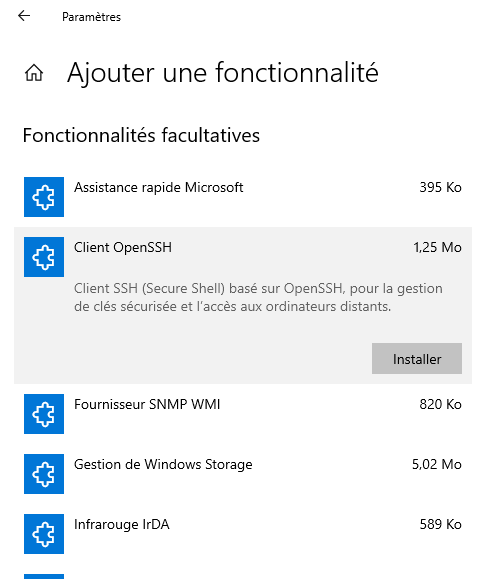 Windows OpenSSH Client