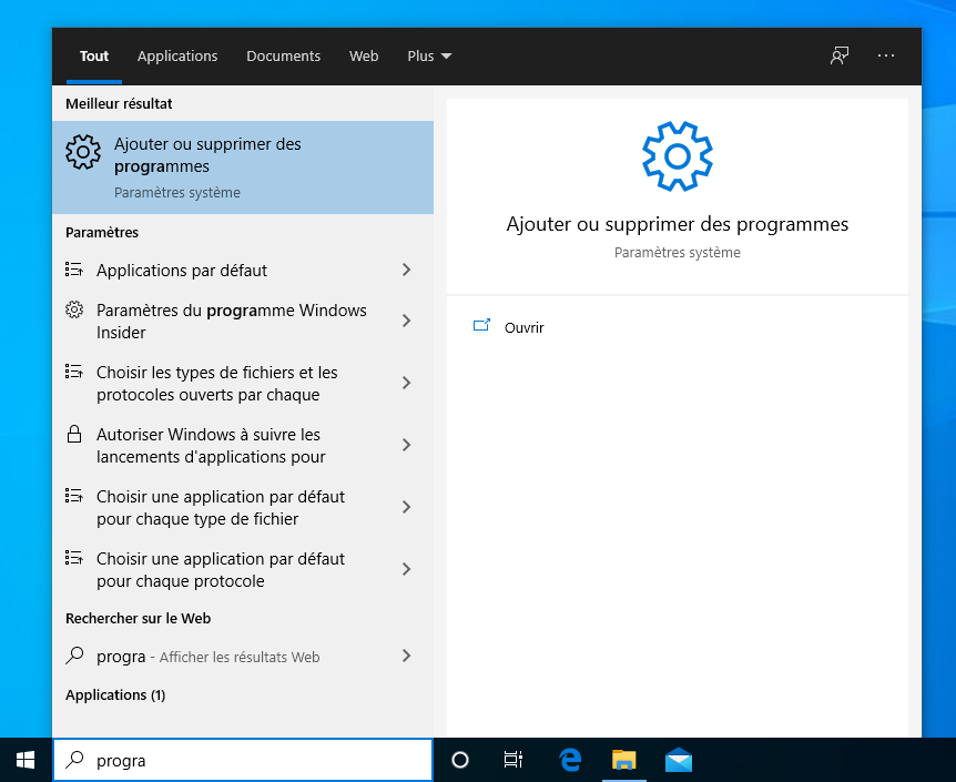 Add or Remove Programs