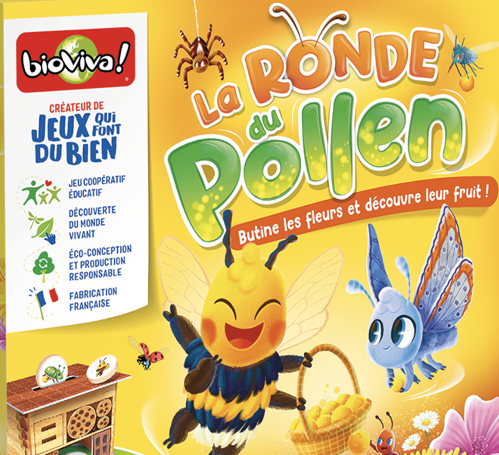 La Ronde du Pollen : un nouveau jeu imaginé par Alice Hugues, Jeanne Loue-Manifel et Aurélie Vialette