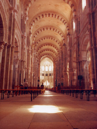 Vézelay, midi solaire, solstice d'été