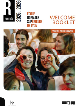 cover Faculty and scholars welcome booklet
