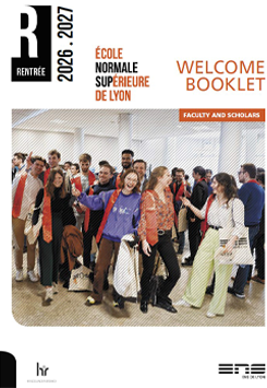 cover Faculty and scholars welcome booklet