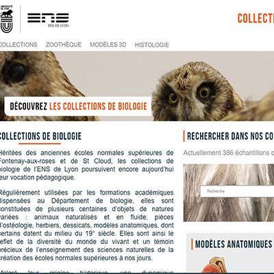 site collections de Biologie