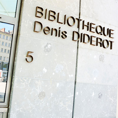Façade de la Bibliothèque Diderot de Lyon
