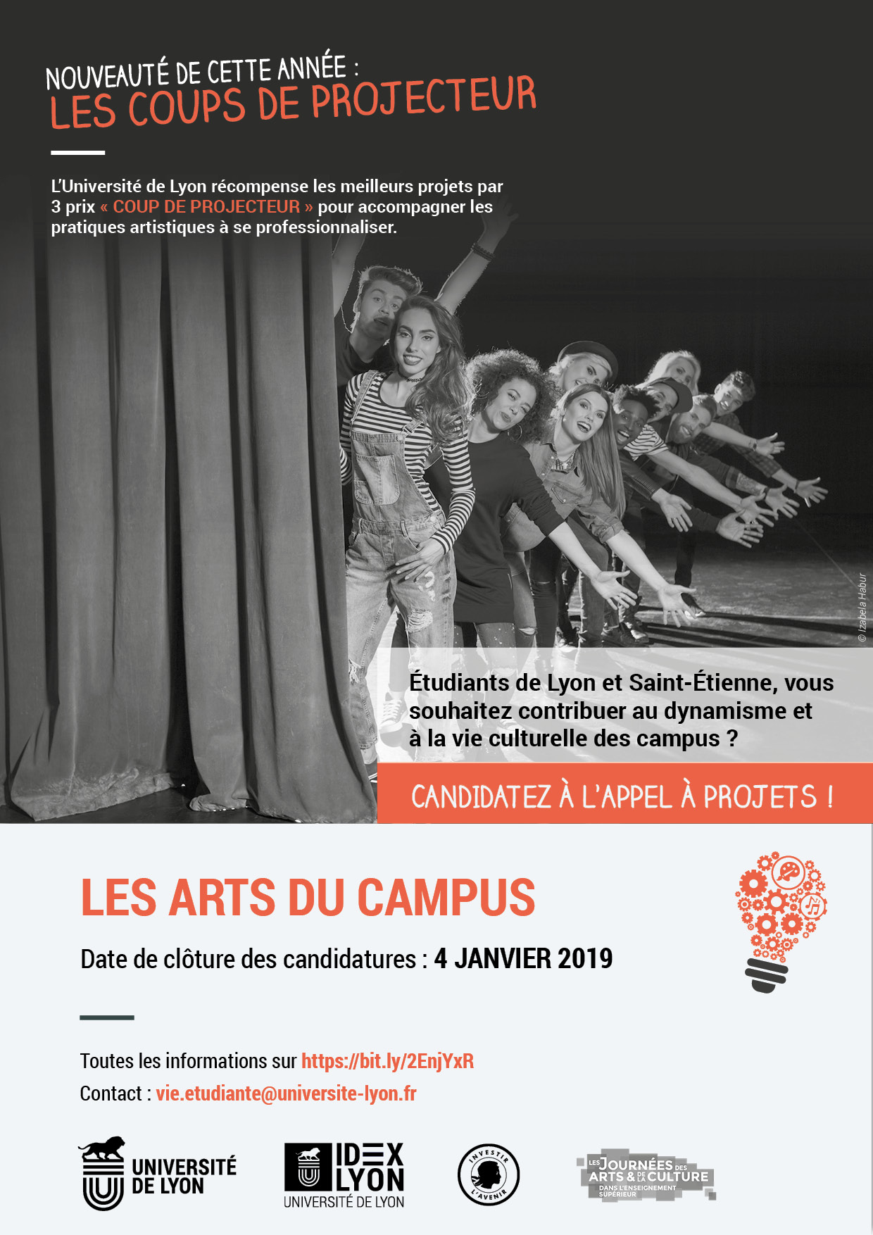 Affiche les arts du campus