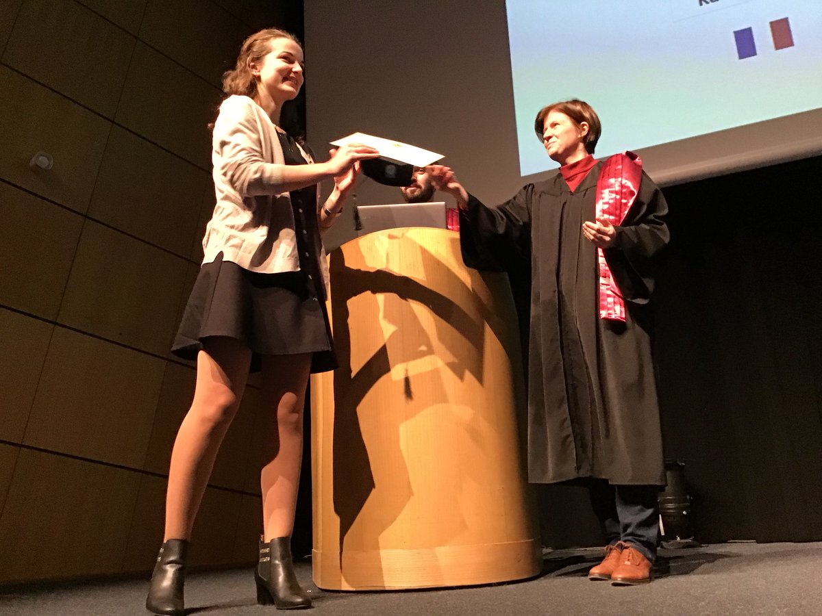 Remise de diplôme de master de biologie