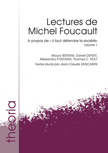 Couverture de Lectures de Michel Foucault