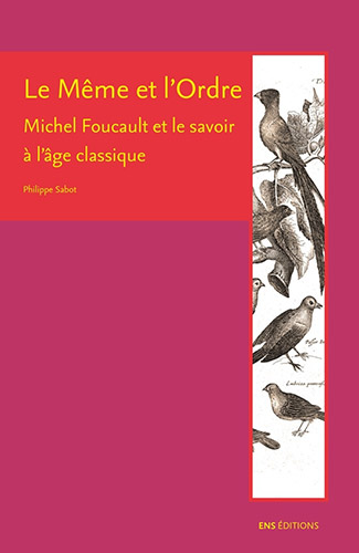 Couverture de Le Même et l'Ordre