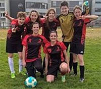 L'équipe féminine de football 