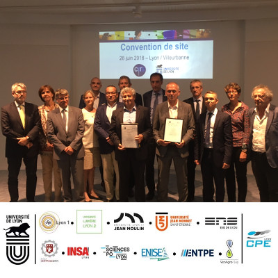 Signataires de la convention de site