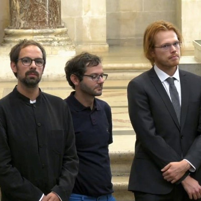 Vincent Pilloni lors de la cérémonie