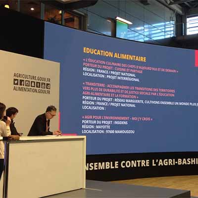 Photo de la remise du prix 