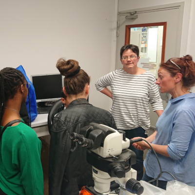 Vignette visite collegiens triolet