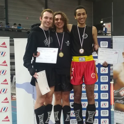 Photo podium Bastien Molcrette