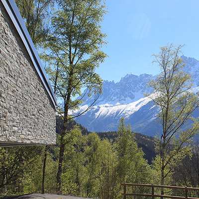 Bâtiment principal de l'Ecole de Physique des Houches