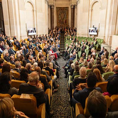 image de l'Académie française lors de la remise des prix