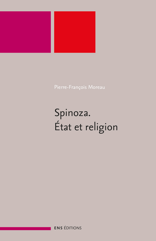 Couverture de l'ouvrage Spinoza. État et religion
