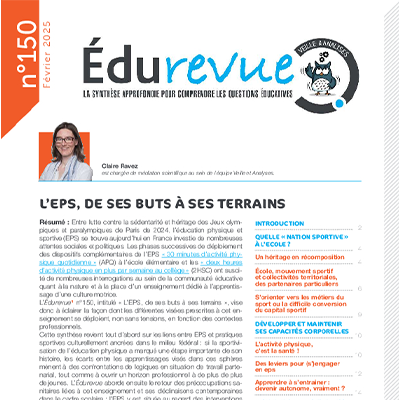 vignette couverture Édurevue n°150