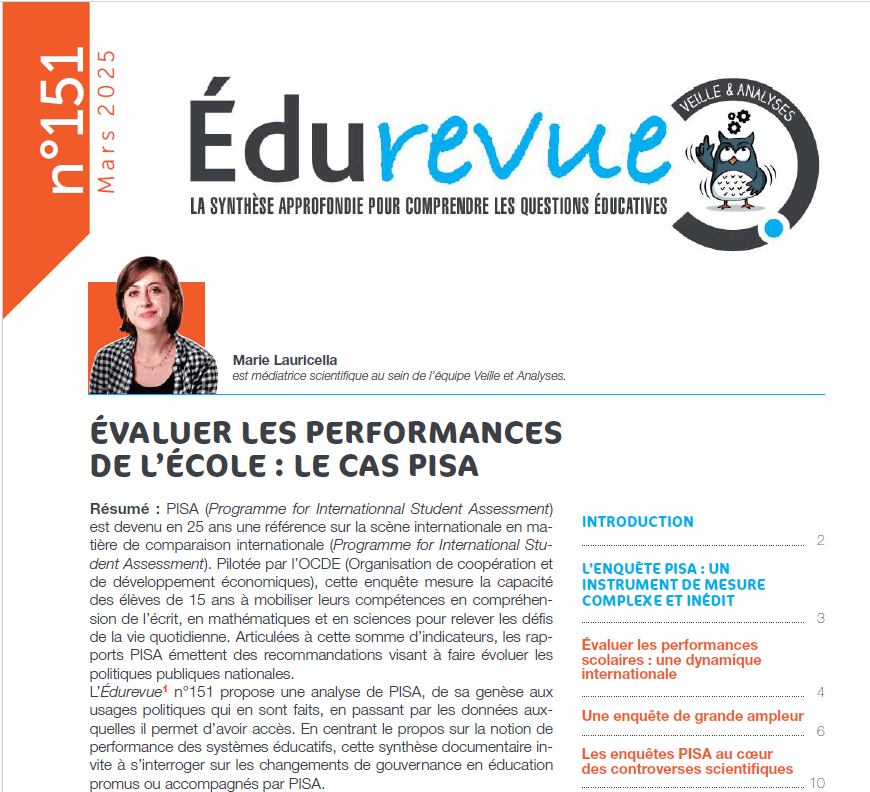 Edurevue n°151, cas PISA