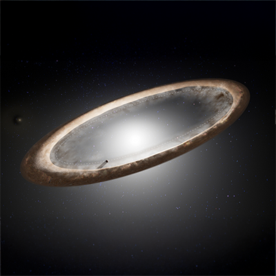 Le disque de poussières de l'étoile Fomalhaut
