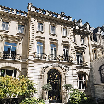 L'entrée de la Fondation Simone et Cino Del Duca