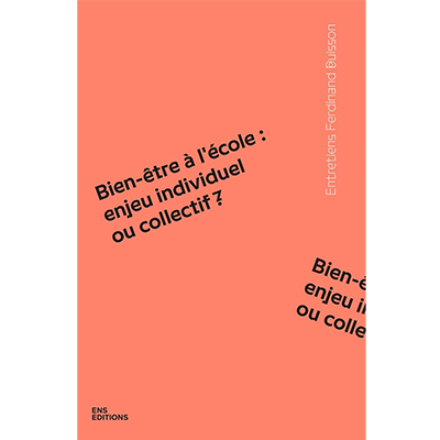 Couverture du livre "Bien-être à l'école"