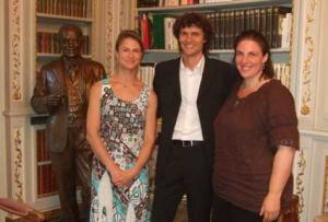 Martin Castelnovo, Cendrine Moskalenko, et Delphine Muriaux, prix jeune équipe de recherche 2009