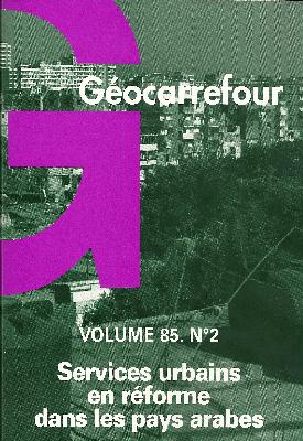 Couverture de Géocarrefour 2010-Vol.85-2