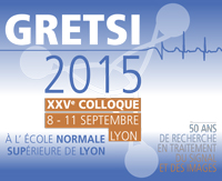 GRETSI 2015 XXVe colloque 8-11 septembre Lyon, à l'École normale supérieure de Lyon, 50 ans de recherche en traitement du signal et des images