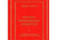Couverture des Œuvres complètes de Jules Dupuit